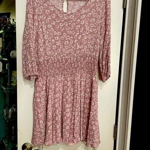 Blush pink. White Birch. Large